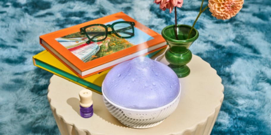New Lifelines Ultrasonic Diffuser + Essential Oil Just $26.99 on Amazon