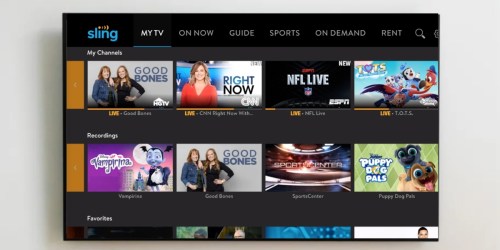 Get 50% Off Sling TV’s Flexible Streaming Plans & FREE Unlimited DVR