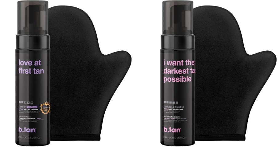 2 b.tan tanning mouses and gloves