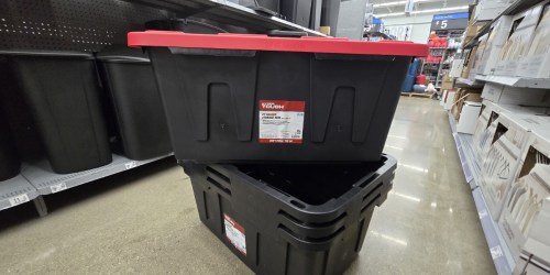 Hyper Tough 27-Gallon Storage Bin w/ Lid Just $9.97 on Walmart.com | Great for Spring Cleaning!