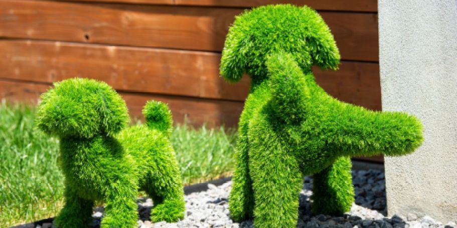 Up to 40% Off Artificial Topiary at HomeDepot.com – Yes, Even the Peeing Dog One!