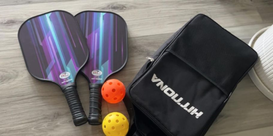 GO! Pickleball Set w/ Paddles, Balls, & Carrying Bag Just $9.67 on Amazon