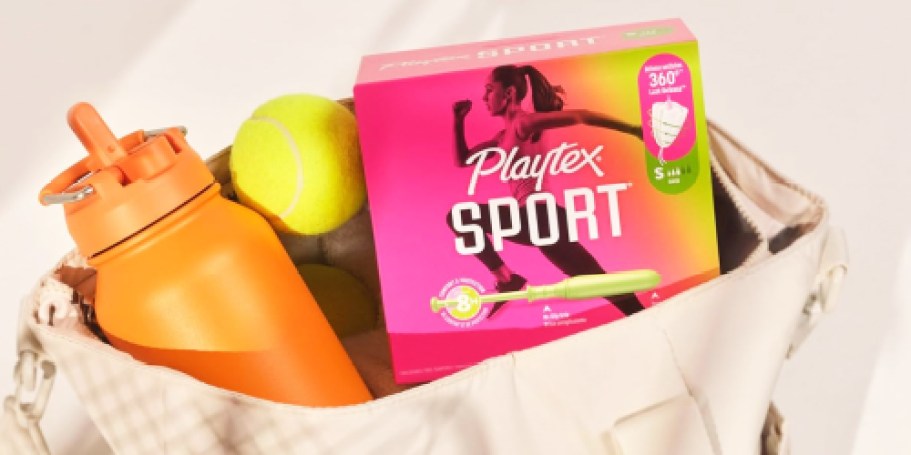 Playtex Sport Tampons 32-Count Box Only $3.99 Shipped on Amazon