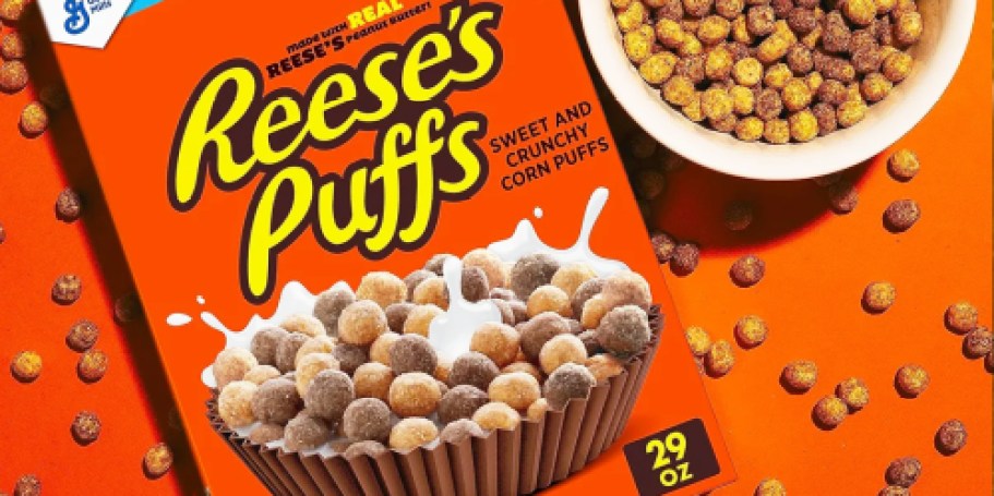 General Mills Mega Size Cereal Only $3.50 Shipped on Amazon (Reese’s Puffs, Cheerios, & More)