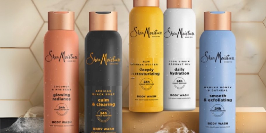 Better than FREE SheaMoisture Body Wash AND Bar Soap After Cash Back at Target