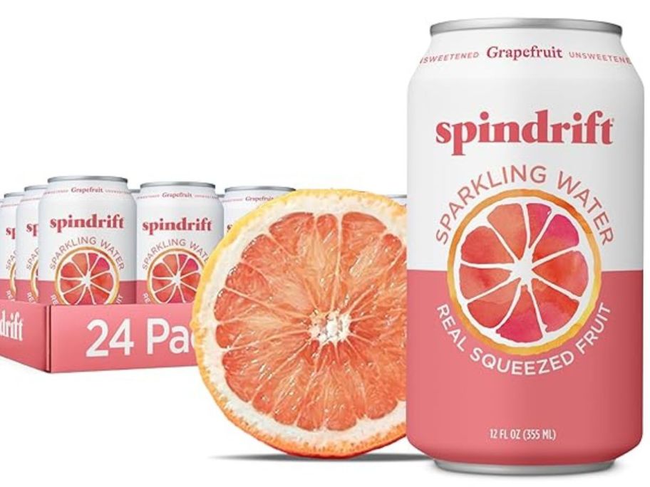 Spindrift Sparkling Water 24-Pack - Grapefruit