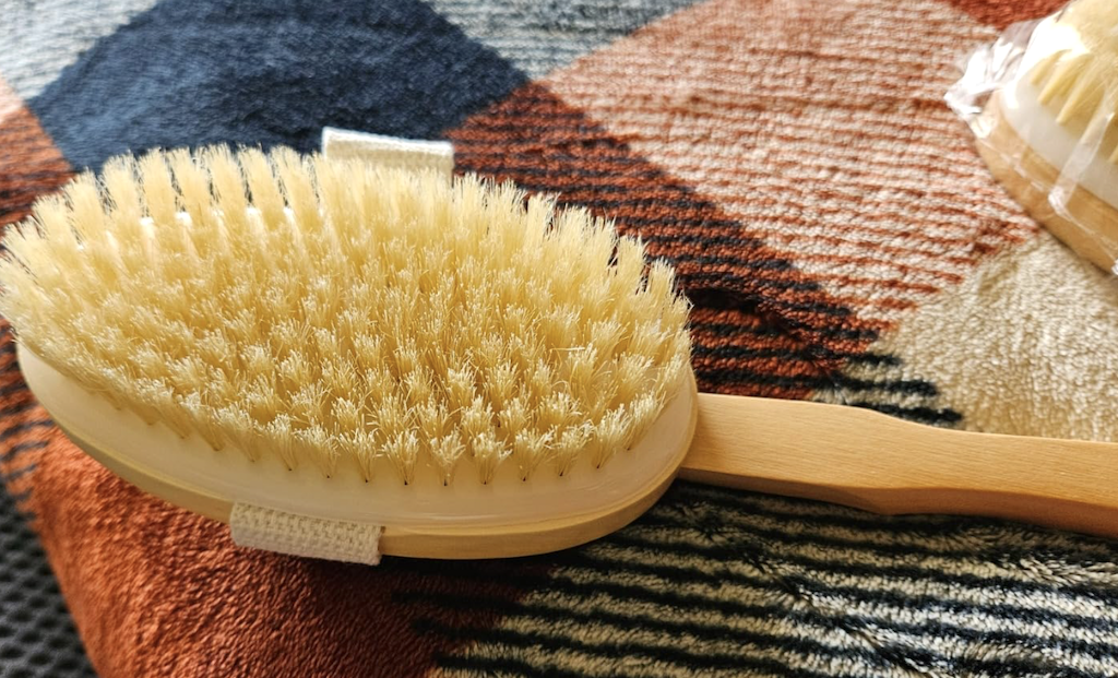 double-sided body brush