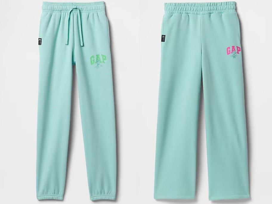 light blue gap sweatpants 