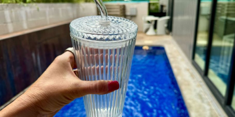 These Stunning Glass Tumblers Are Under $5 at Walmart!