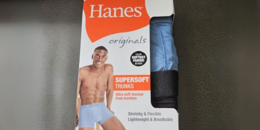 Hanes Men’s Supersoft Boxer Briefs 3-Pack Only $10 on Amazon (This Fabric Has Gone Viral!)