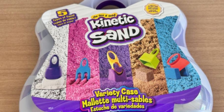 Up to 65% Off Kinetic Sand Sets on Amazon (Fun Rainy Day Activity!)