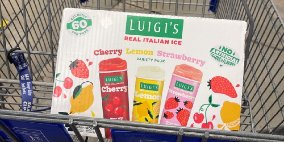 New Snacks at Sam’s Club | Luigi’s Real Italian Ice, Mini Alani-Nu Drinks, & More