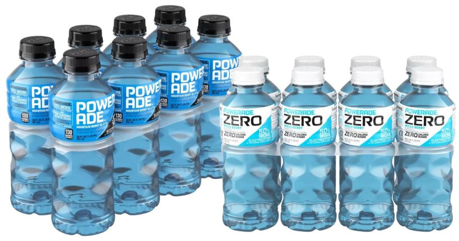 two powerade 8 packs