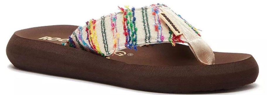 multicolored striped Rocket Dog Spotlight 2 Women's Flip Flop Sandal