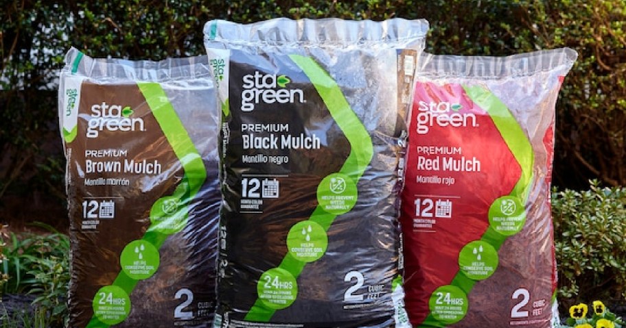 sta-green mulch bags