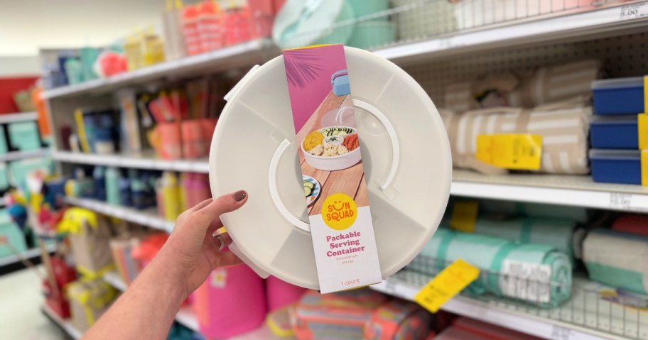 white sun squad packable serving container in hand
