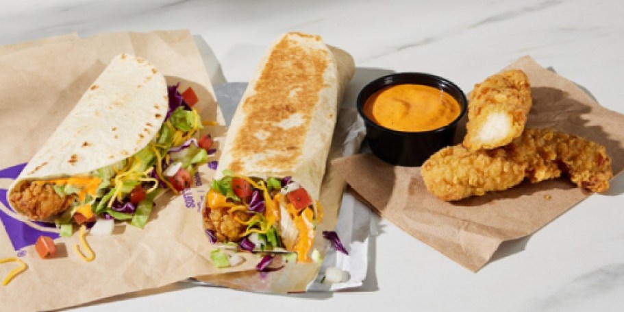 NEW Taco Bell Crispy Chicken Menu Available Now