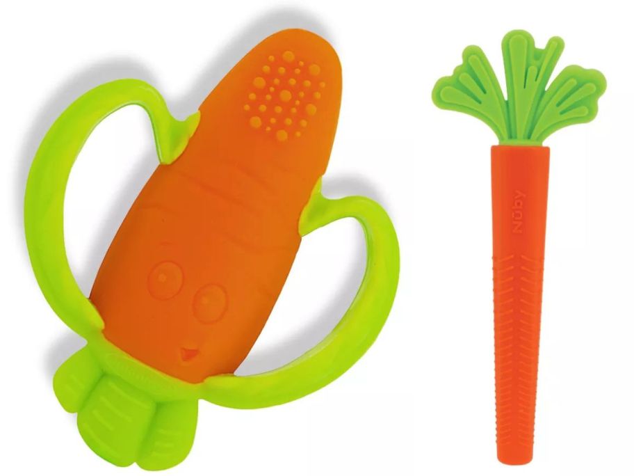 stock images of carrot shaped teethers