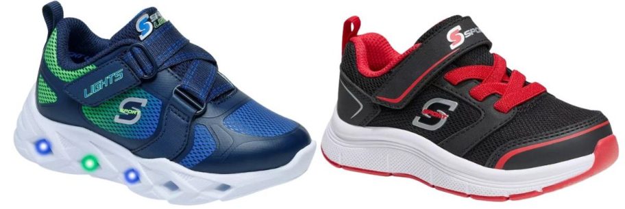 blue and red s sport by skechers shoes