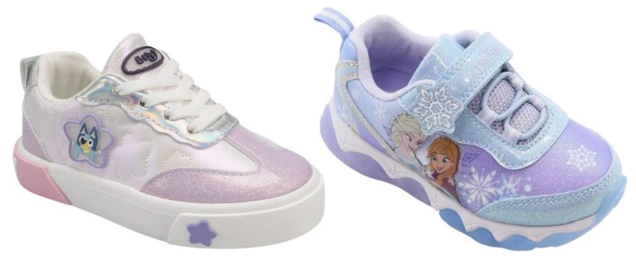 bluey and frozen shoes