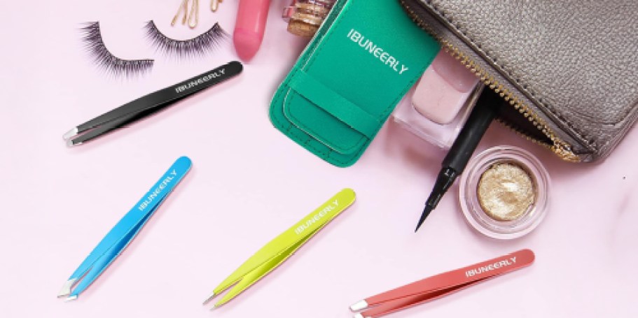 Tweezer Set w/ Travel Case Only $2.99 on Amazon