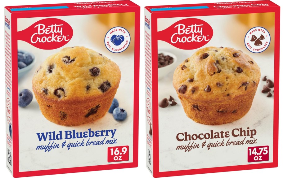 betty crocker blueberry and chocolate chip muffin mix