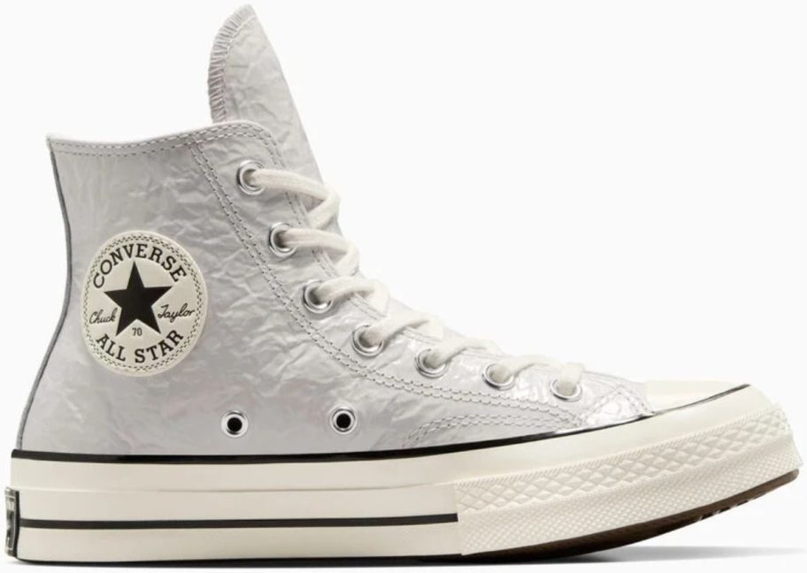 Stock image of Converse Chuck 70 Crinkled Leather Women's Shoes