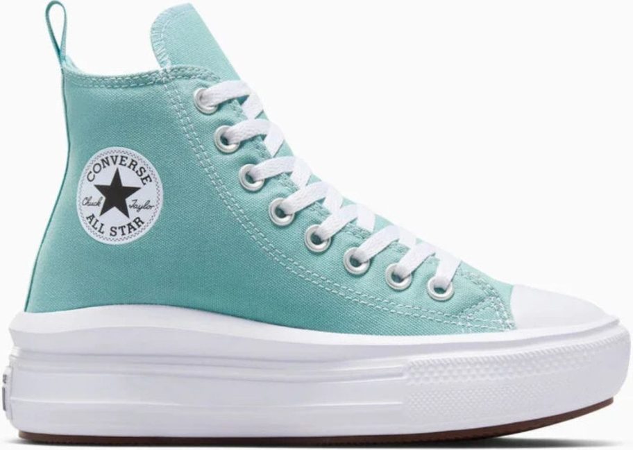 Stock image of Converse Chuck Taylor All Star Platform Kids Shoes in Vernal Pool