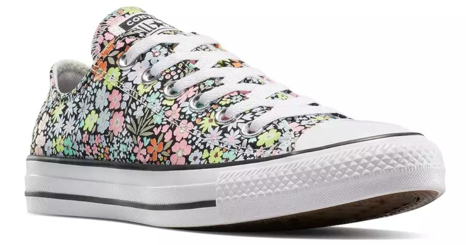 stock image of Converse Women's Mini Floral Sneakers