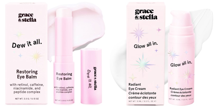 Grace & Stella under eye balm and cream
