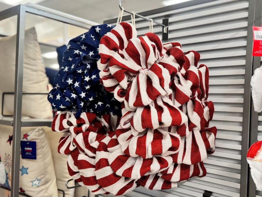 A Celebrate Together Americana Burlap Wreath at Kohl's