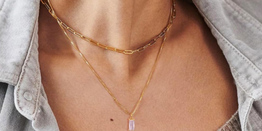 Layered Birthstone Necklace Just $4.79 Shipped for Amazon Prime Members
