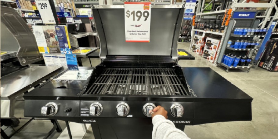 Up to 40% Off Lowe’s Grills + Free Delivery (Father’s Day Gift Idea)