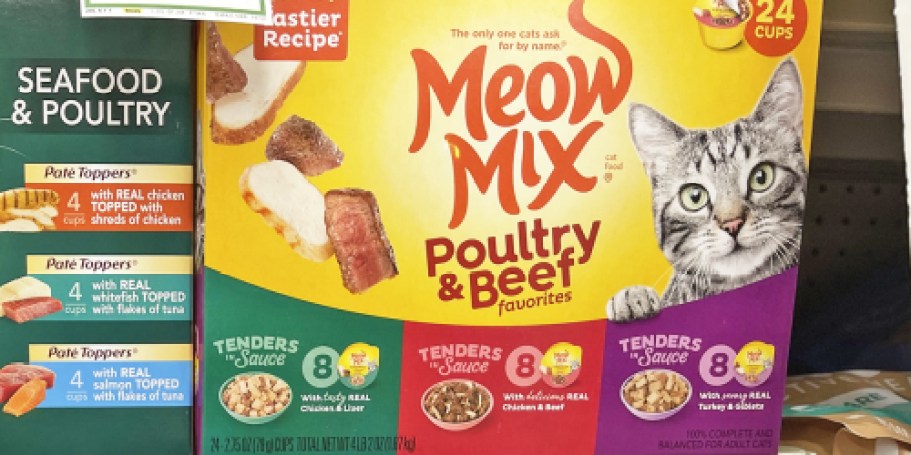 Meow Mix Cat Food 24-Pack Just $11 Shipped on Amazon (Regularly $19)