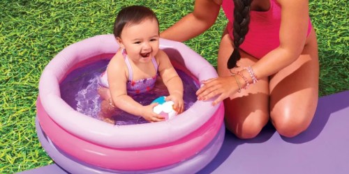 Sun Squad Mini Inflatable Baby Pool Just $3 at Target (Perfect for Travel or Beach Vacay!)