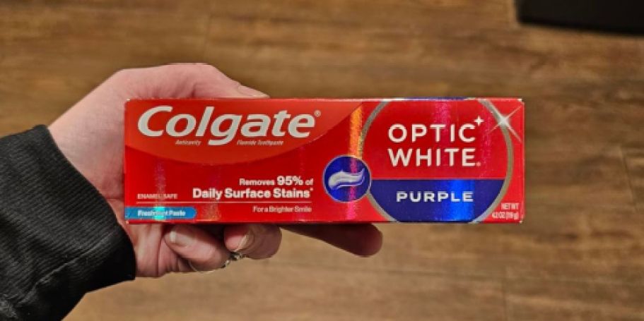 Colgate Optic White Purple Toothpaste Just $2.70 Shipped on Amazon
