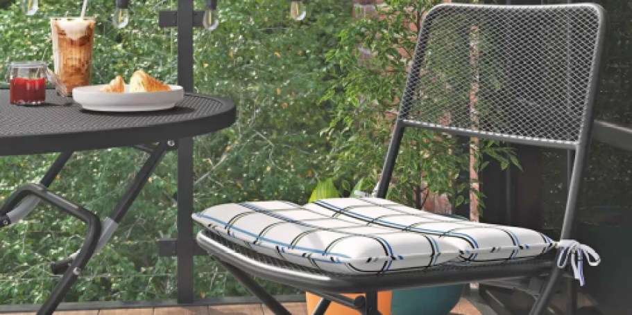 Target Patio Seat Cushions from $6 (Fun Color & Print Options)