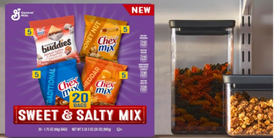 Chex Mix Sweet & Salty 20-Count Variety Pack Just $7.60 Shipped on Amazon