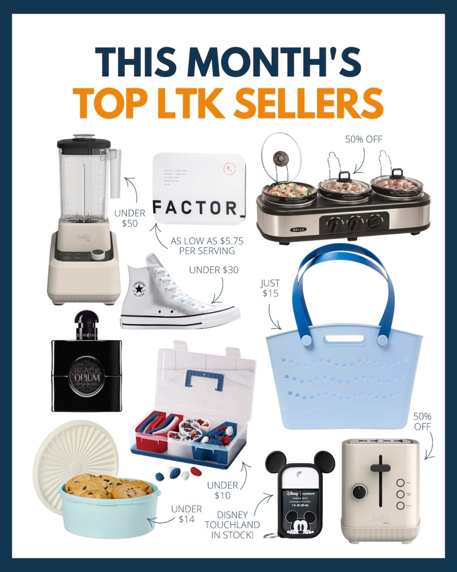 collage of this weeks top ltk sellers