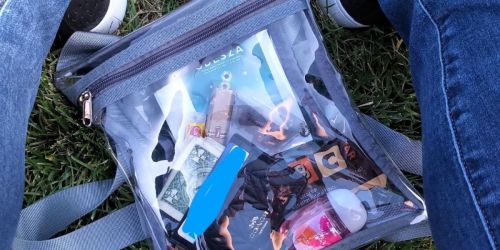 Stadium Approved Clear Crossbody Bags Just $5.99 on Amazon
