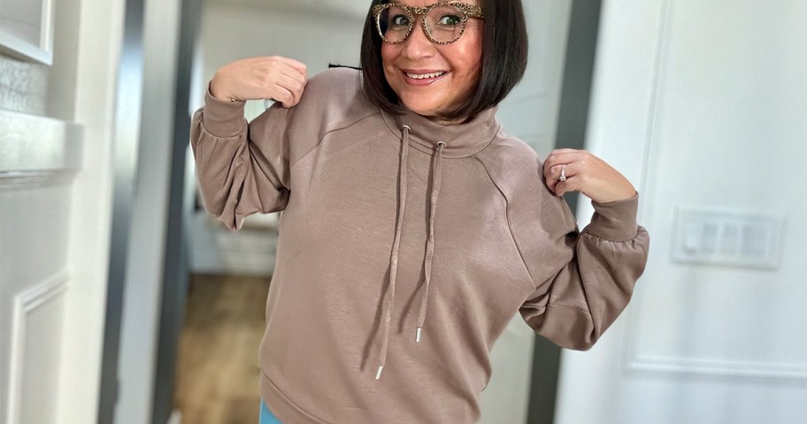 Women’s Scoop ScubaKnit Funnel Neck Sweatshirt