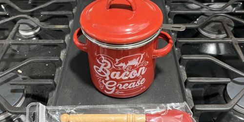 Bacon Grease Saver w/ Built-In Strainer Only $13.49 on Amazon
