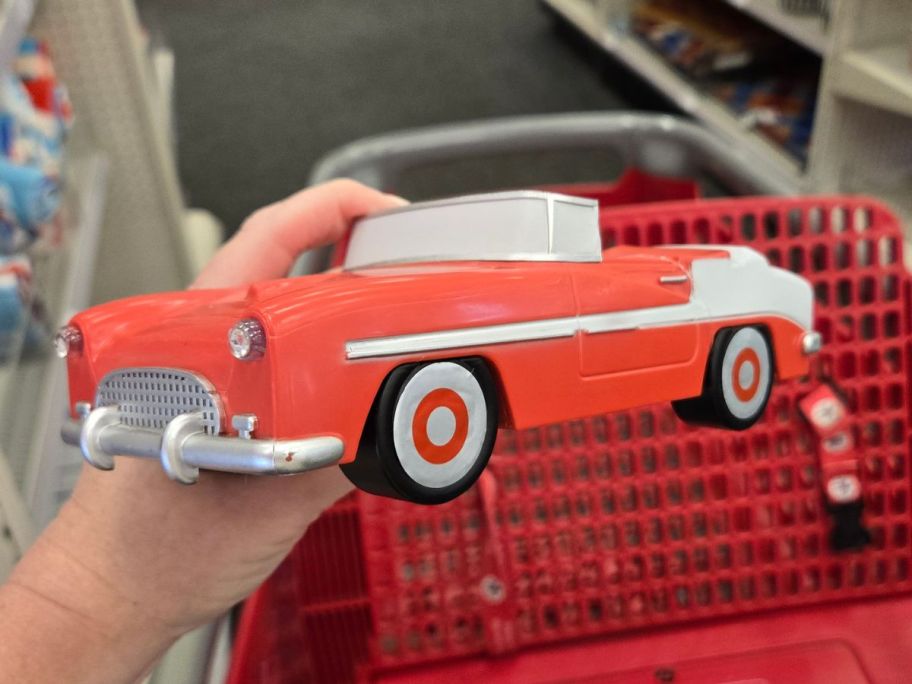 Novelty Retro Car in hand in store