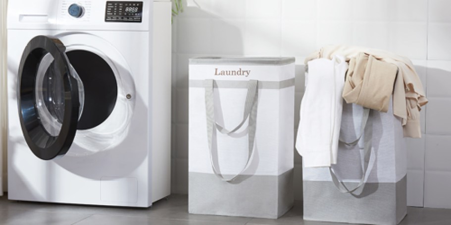 Collapsible Laundry Basket 2-Pack Just $10.99 on Amazon (Reg. $22)