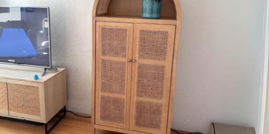 Hug Savings on Target Furniture: Threshold Arched Wood Cabinet Only $385 Shipped (Reg. $550)