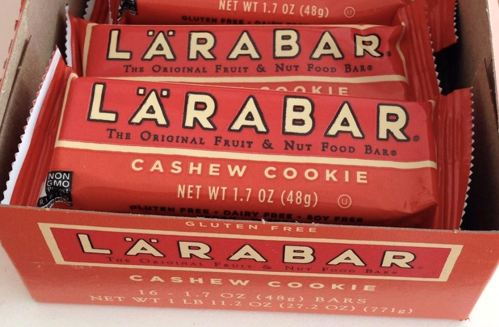 Larabar cashew cookie bars