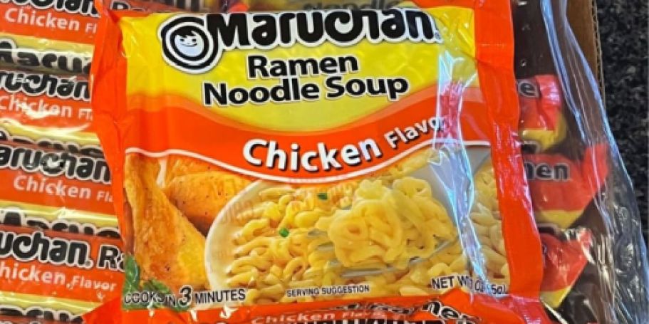 Maruchan Ramen Instant Noodles 24-Pack Only $5 Shipped on Amazon (Just 21¢ Each!)