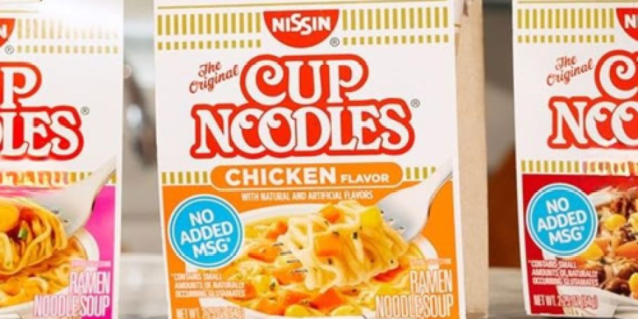 Nissin Ramen Cup Noodles 12-Count ONLY $4 Shipped on Amazon (Just 35¢ Each)
