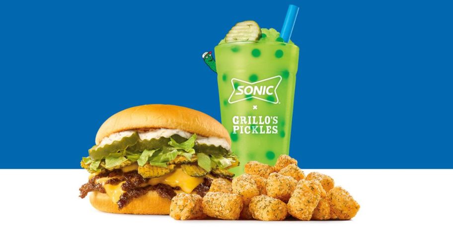 A Sonic Grillo's Dill meal
