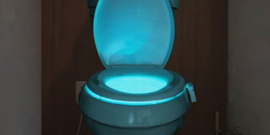 Color-Changing Toilet Light Just $8.95 on Amazon (Makes Potty Training Fun!)